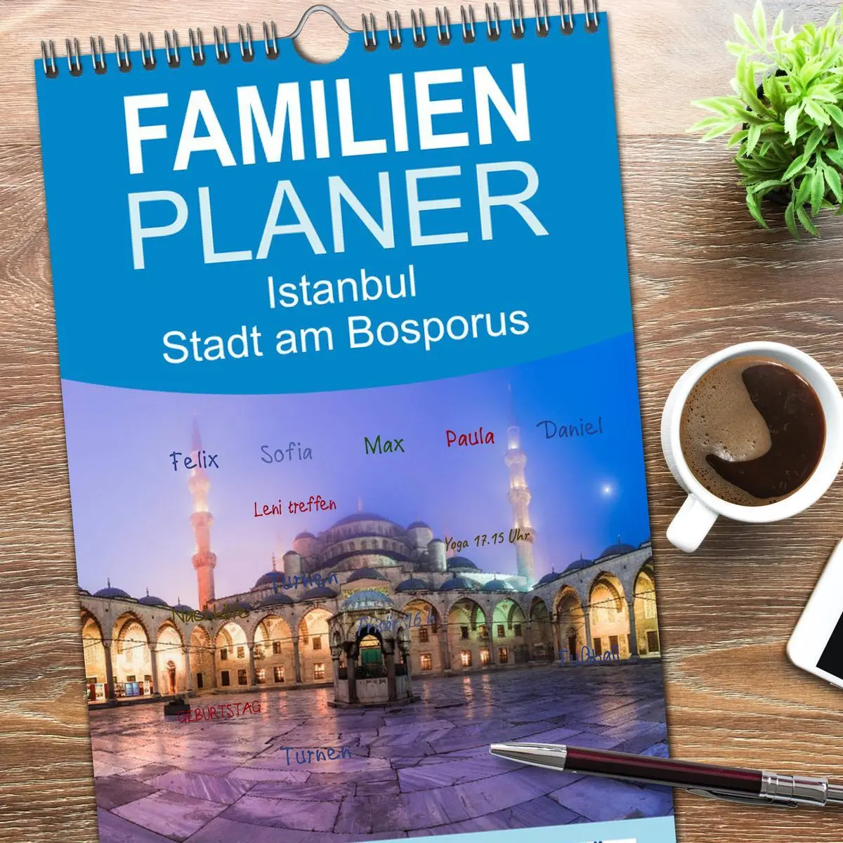 Bild: 9783516520453 | Familienplaner 2026 - Istanbul - Stadt am Bosporus mit 5 Spalten...