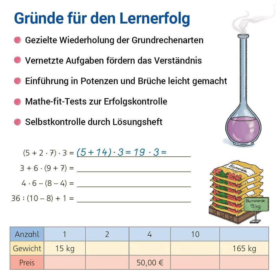 Bild: 9783619650453 | Das Übungsheft Mathematik 6 - Überarbeitete Neuauflage | Simon (u. a.)
