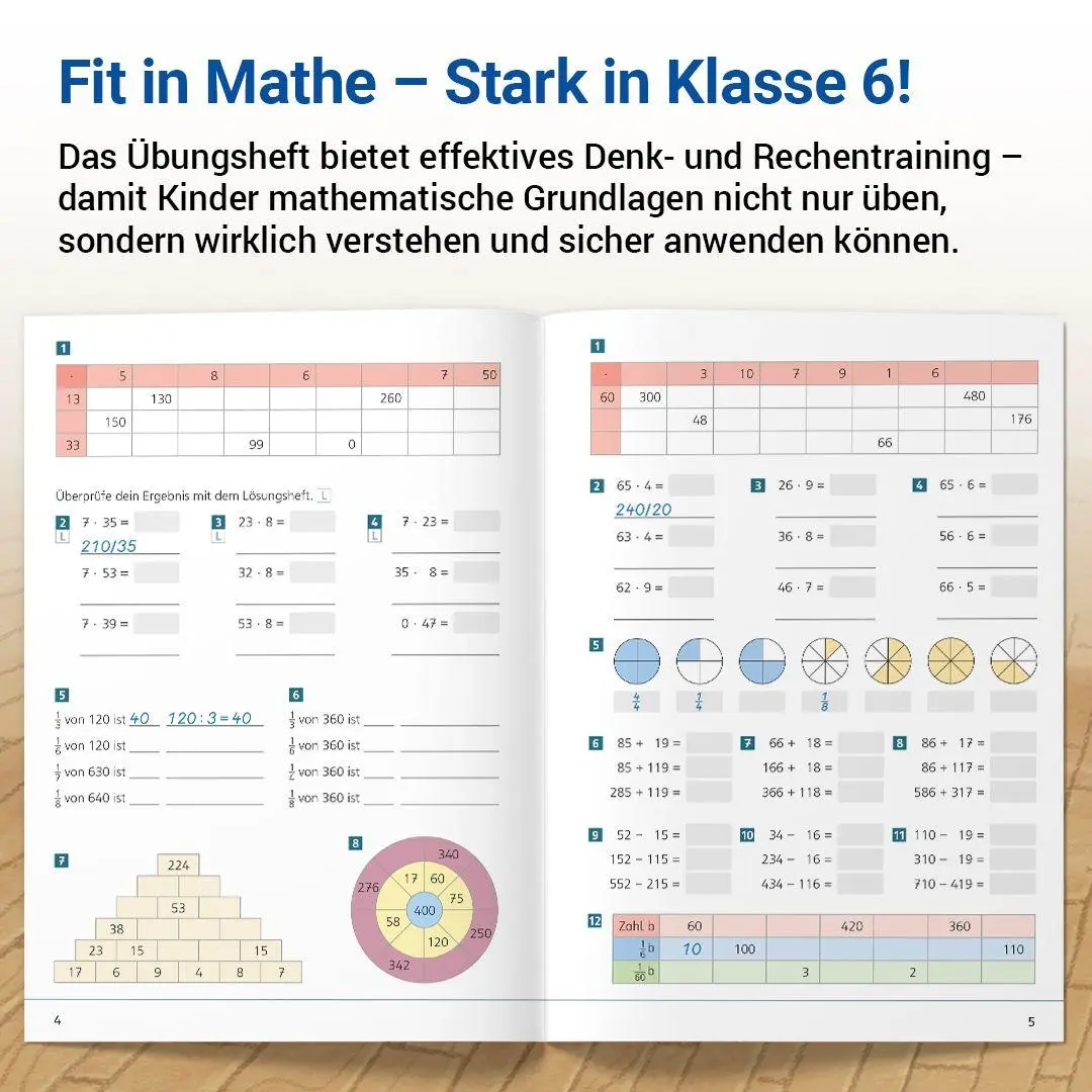 Bild: 9783619650453 | Das Übungsheft Mathematik 6 - Überarbeitete Neuauflage | Simon (u. a.)