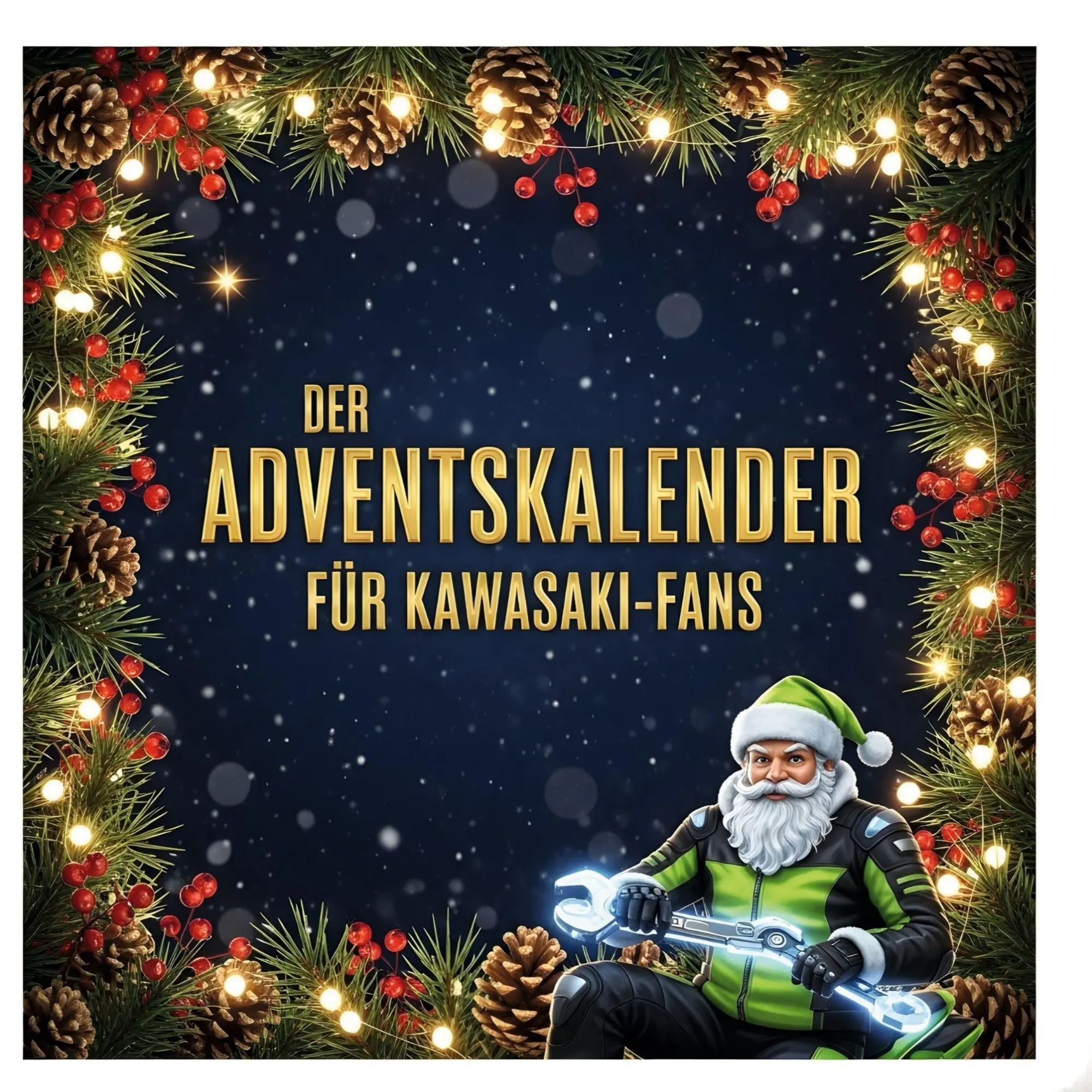 Cover: 9783695340453 | Der Adventskalender für Kawasaki-Fans | Linus Schäfer | Taschenbuch