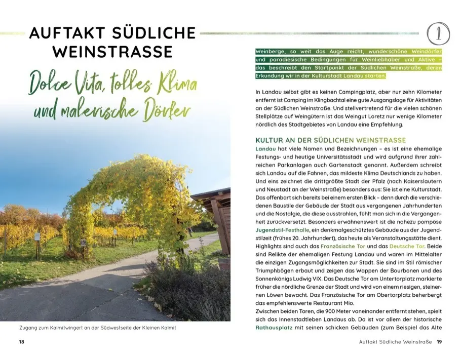 Bild: 9783734320453 | Wochenend und Wohnmobil - Kleine Auszeiten in der Pfalz | Landwehr