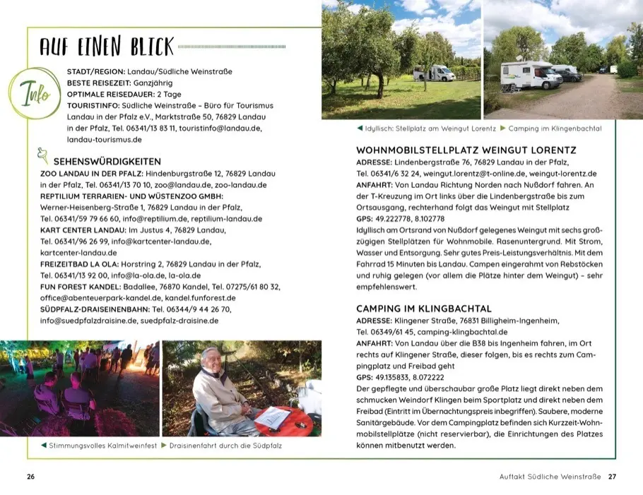 Bild: 9783734320453 | Wochenend und Wohnmobil - Kleine Auszeiten in der Pfalz | Landwehr