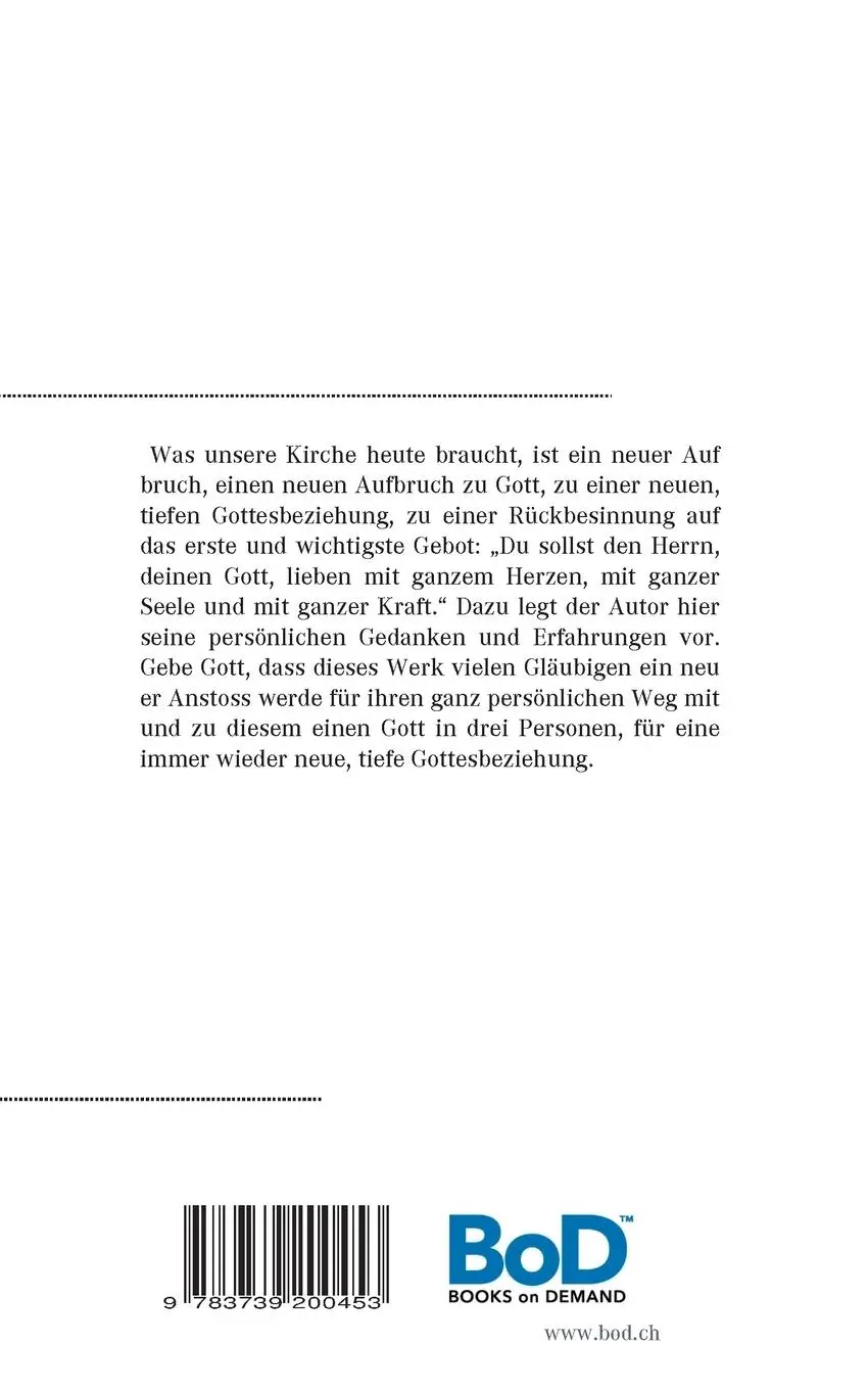 Rückseite: 9783739200453 | Gottesbeziehung heute | Gedanken und Erfahrungern | Stefan Fleischer