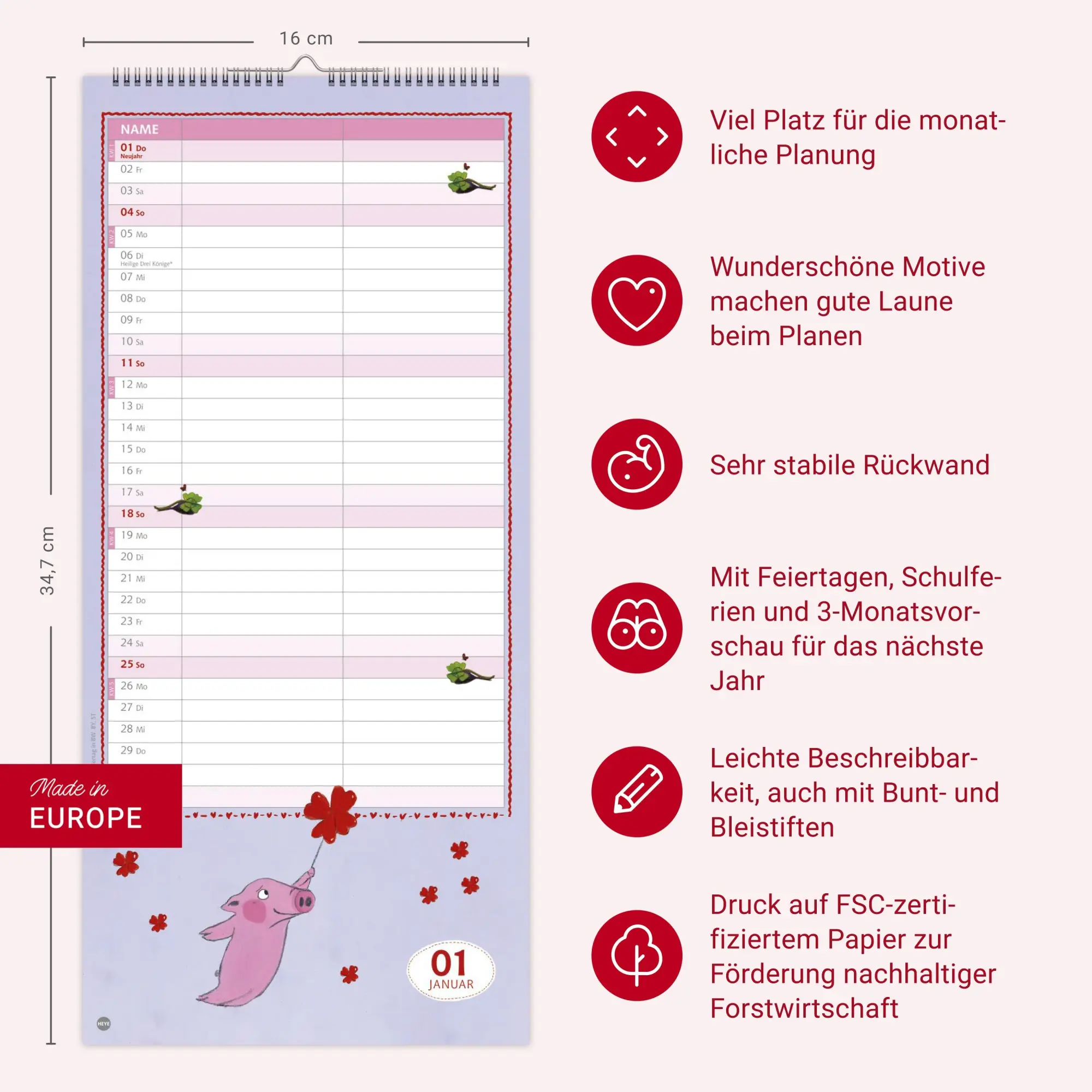 Bild: 9783756410453 | Rosalie &amp; Trüffel Planer für zwei 2026 | Jutta Bücker (u. a.) | 14 S.