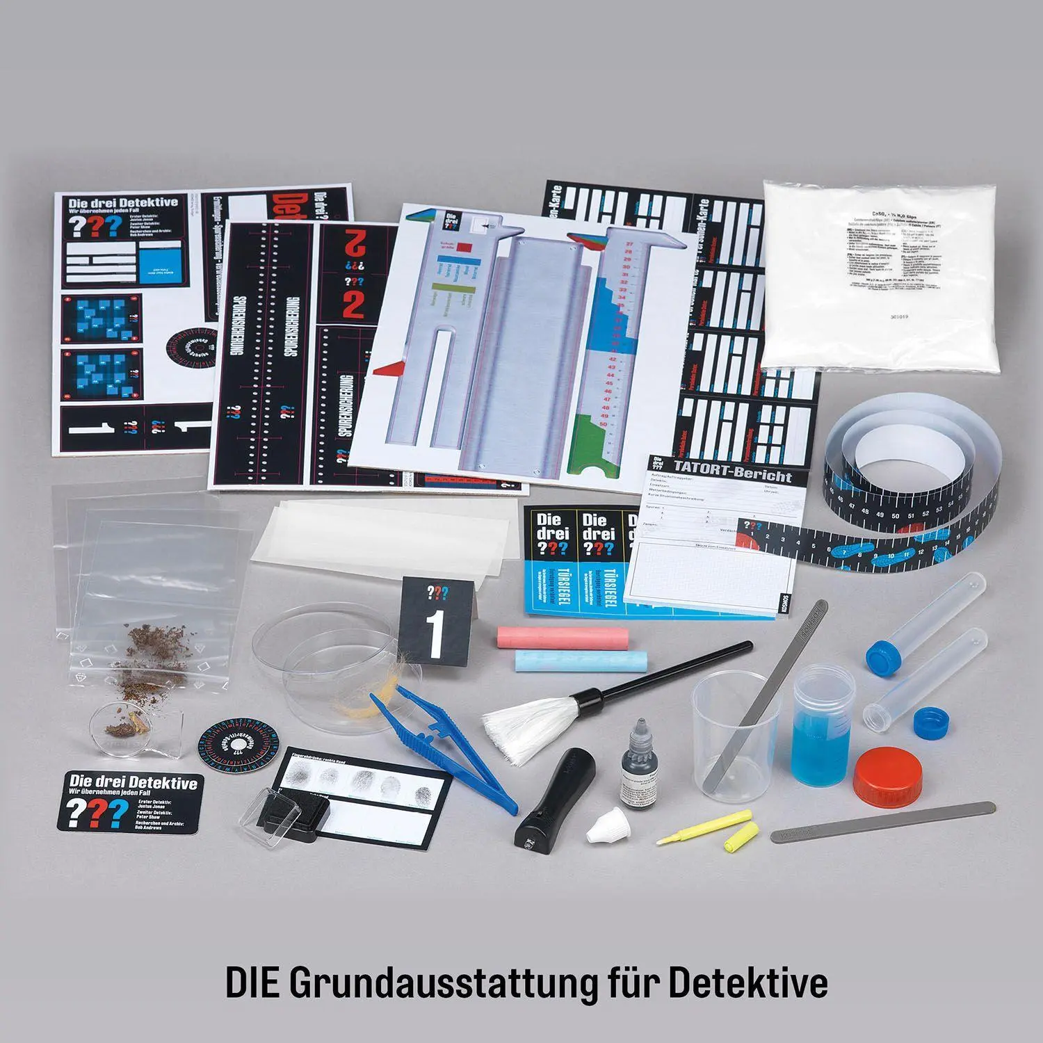 Bild: 4002051630553 | Die drei ??? Detektiv-Koffer (drei Fragezeichen) | Detektiv-Set | 2021