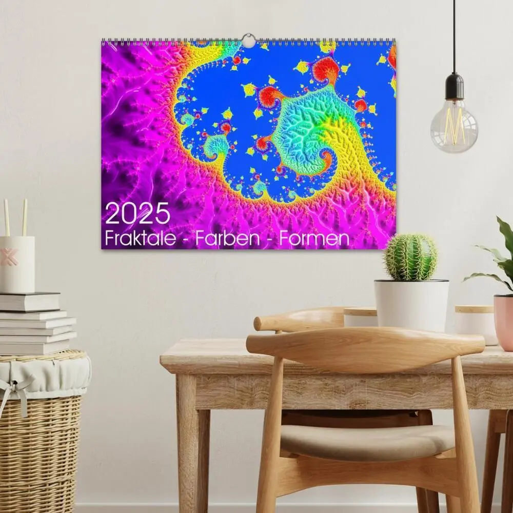 Bild: 9783435400553 | Fraktale - Farben - Formen 2025 (Wandkalender 2025 DIN A3 quer),...