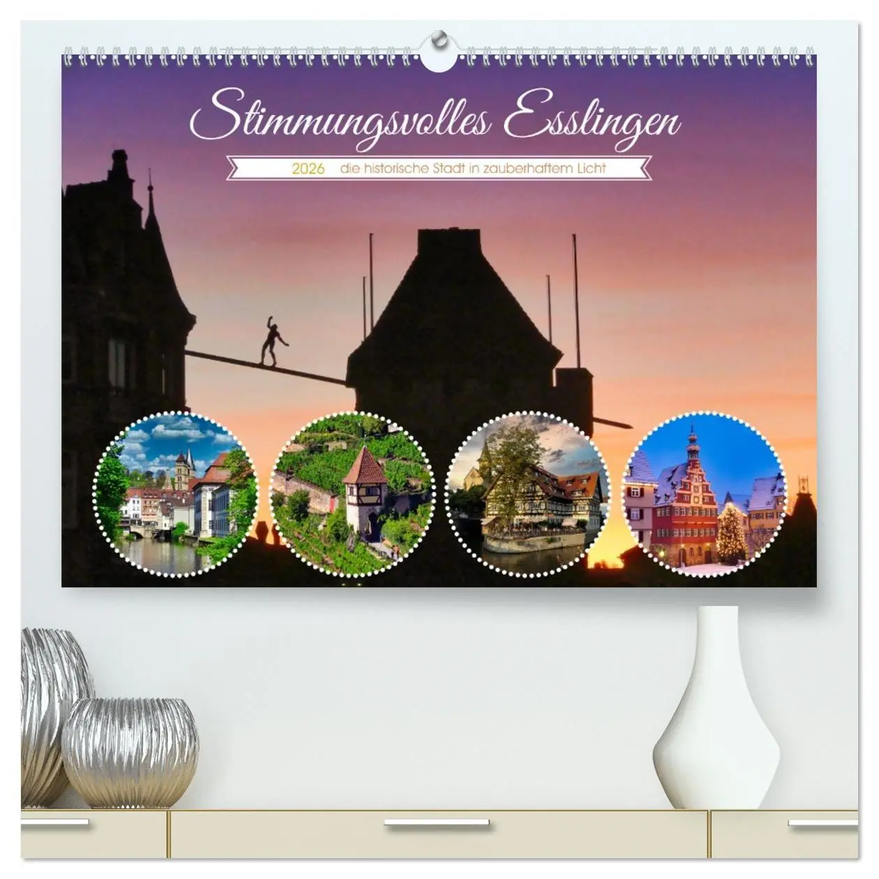 Cover: 9783457590553 | Stimmungsvolles Esslingen (hochwertiger Premium Wandkalender 2026...