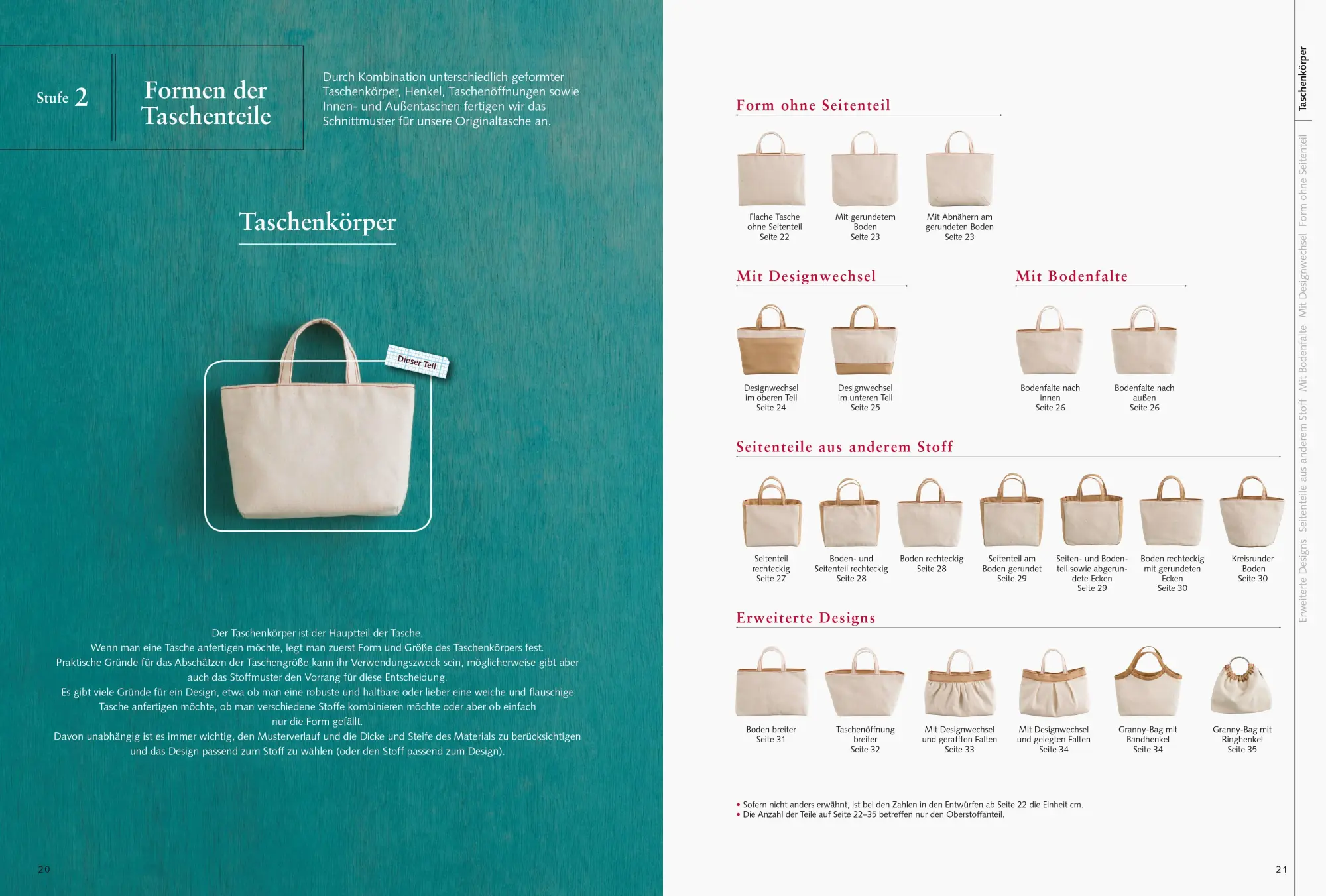 Bild: 9783830720553 | Handtaschen | Konstruieren Sie eigene Taschenschnittmuster | Koshizen