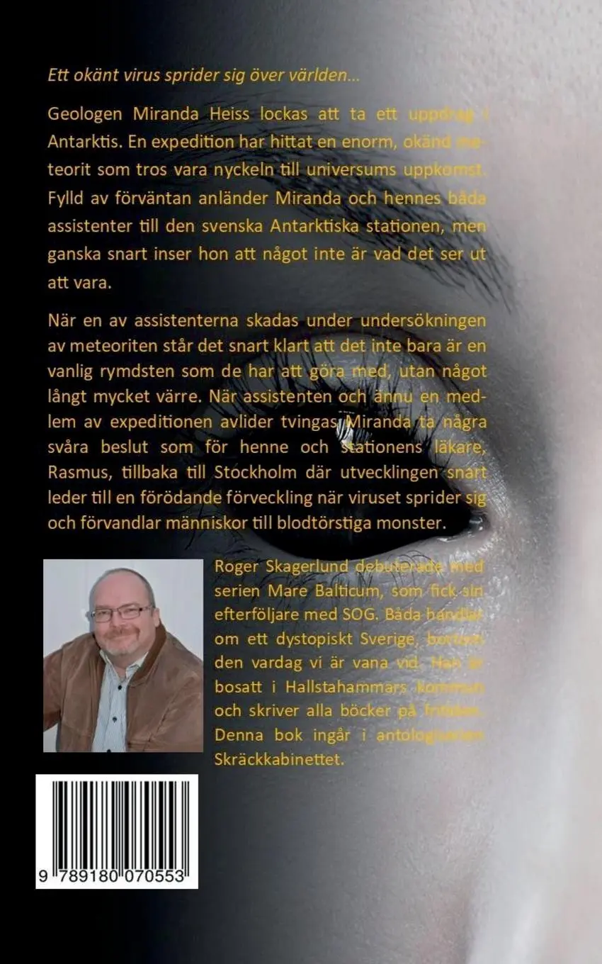 Rückseite: 9789180070553 | Viruz | Roger Skagerlund | Taschenbuch | Skräckkabinettet | Schwedisch
