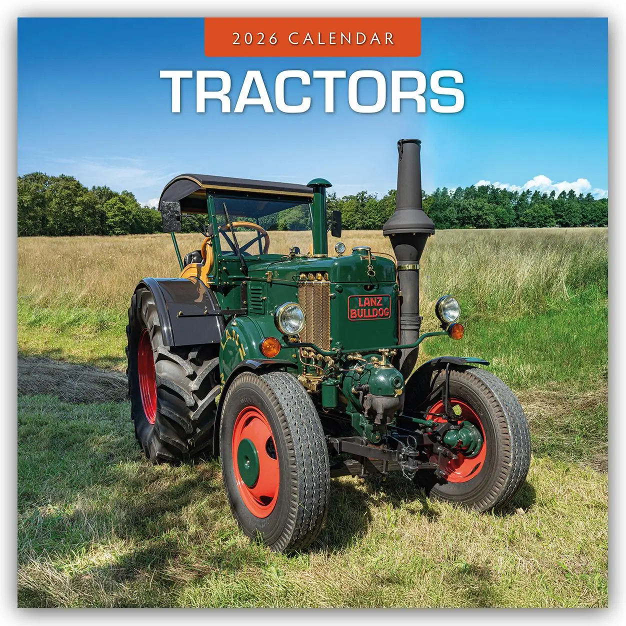 Cover: 9781837010653 | Tractors - Traktoren 2026 - 16-Monatskalender | Robin Red | Kalender