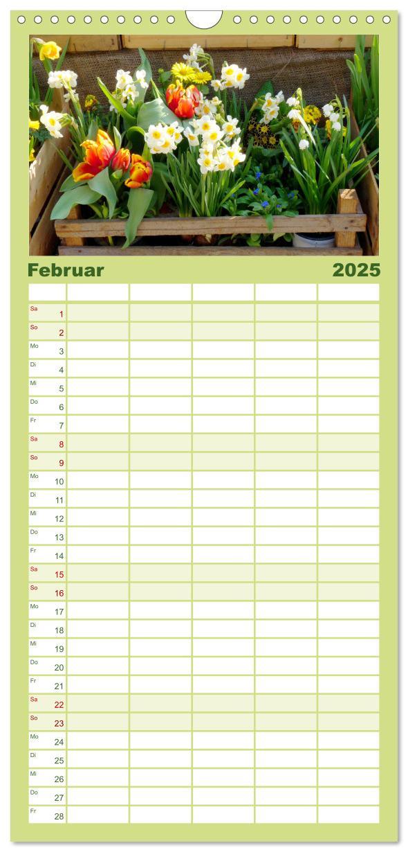 Bild: 9783457100653 | Familienplaner 2025 - Urlaub im Garten mit 5 Spalten (Wandkalender,...