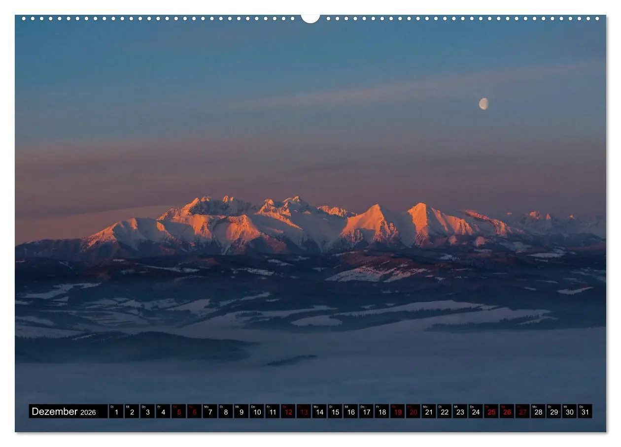 Bild: 9783457890653 | Tatra. Polen und Slowakei (Wandkalender 2026 DIN A2 quer), CALVENDO...
