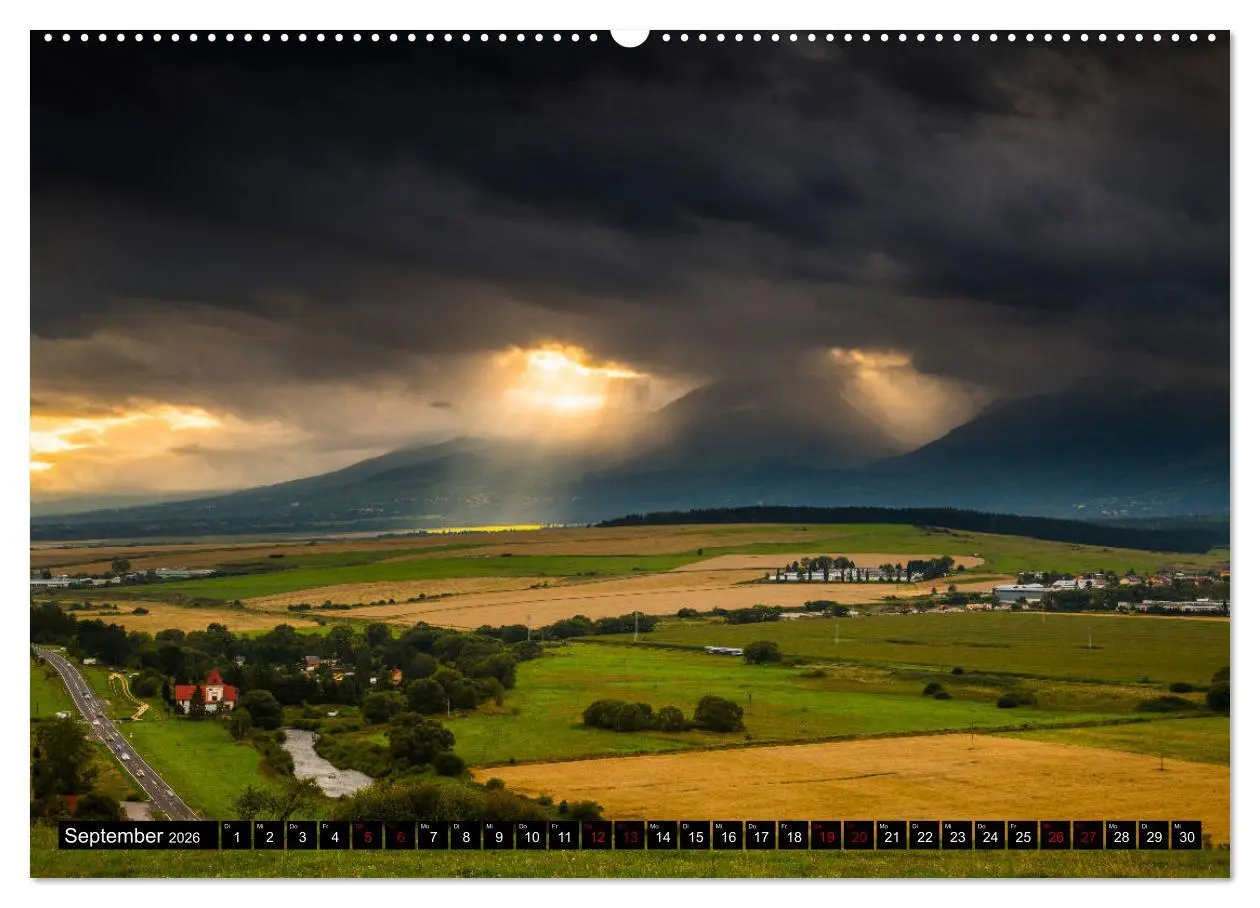 Bild: 9783457890653 | Tatra. Polen und Slowakei (Wandkalender 2026 DIN A2 quer), CALVENDO...