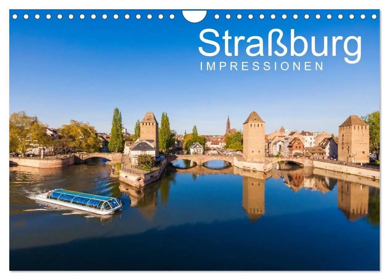 Cover: 9783516050653 | Straßburg Impressionen (Wandkalender 2026 DIN A4 quer), CALVENDO...
