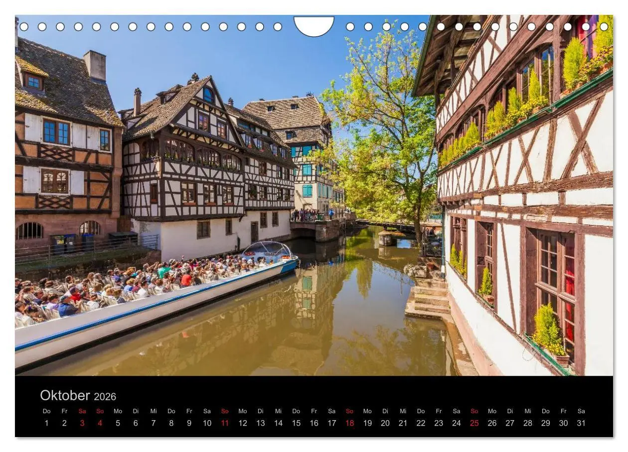 Bild: 9783516050653 | Straßburg Impressionen (Wandkalender 2026 DIN A4 quer), CALVENDO...