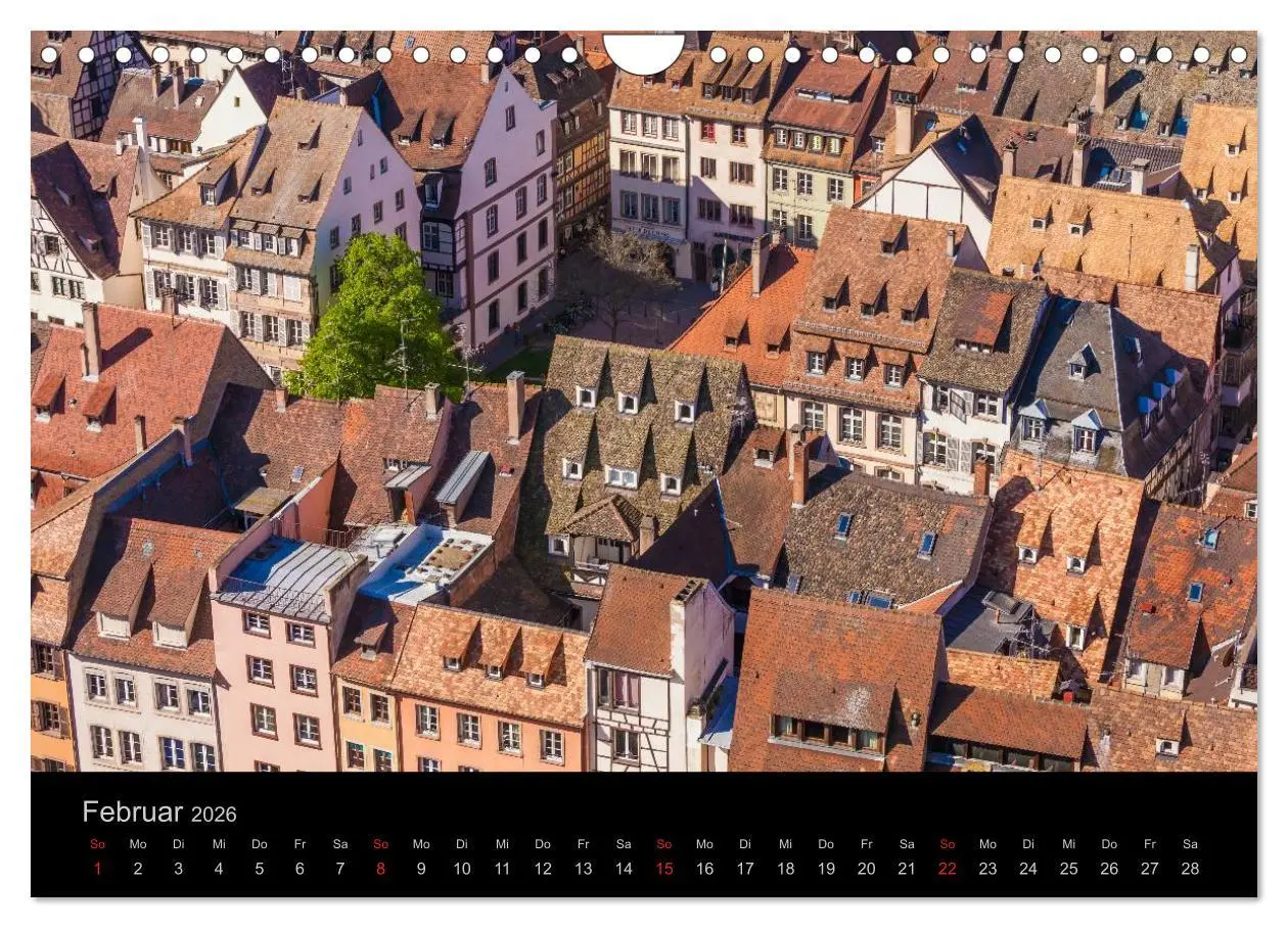Bild: 9783516050653 | Straßburg Impressionen (Wandkalender 2026 DIN A4 quer), CALVENDO...