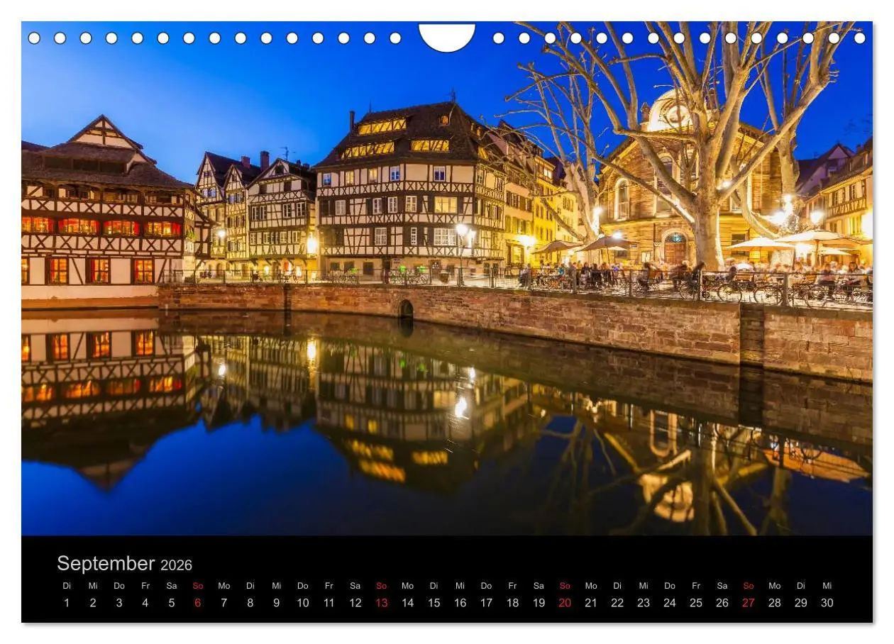 Bild: 9783516050653 | Straßburg Impressionen (Wandkalender 2026 DIN A4 quer), CALVENDO...