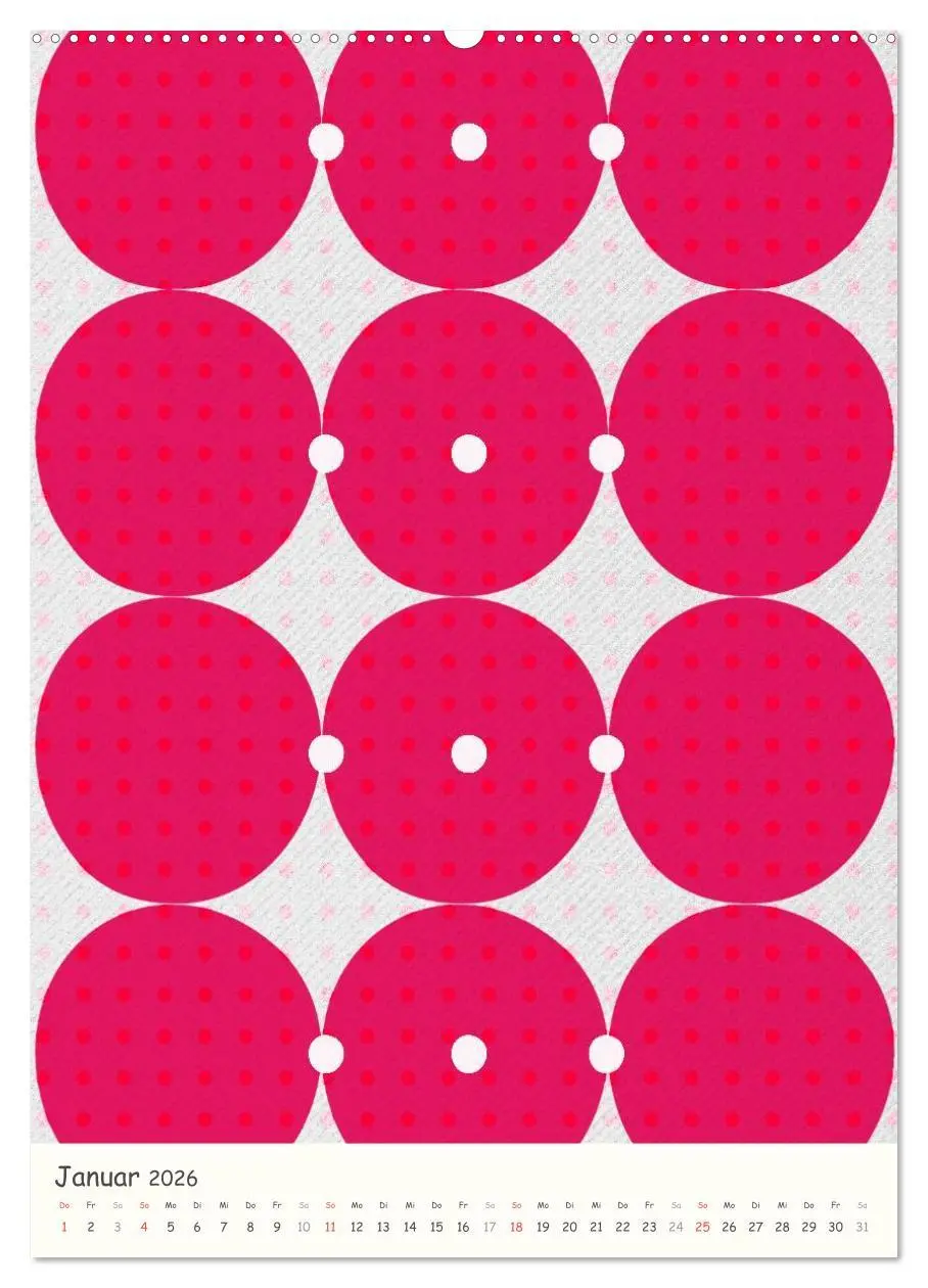 Bild: 9783516430653 | Punkt Punkt Punkt (Wandkalender 2026 DIN A2 hoch), CALVENDO...