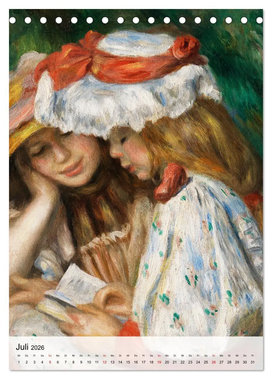 Bild: 9783516500653 | Die kleinen Musen des Monsieur Renoir (Tischkalender 2026 DIN A5...