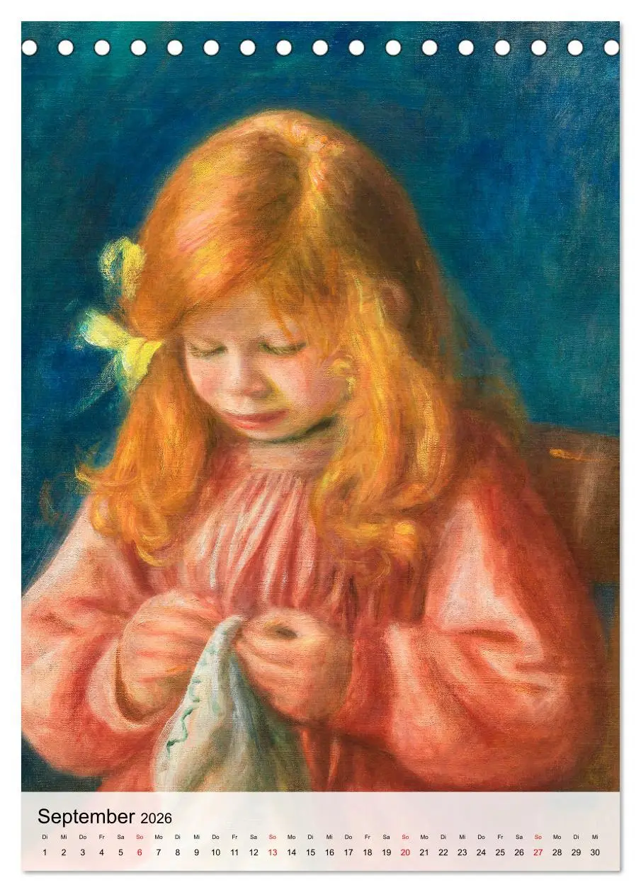 Bild: 9783516500653 | Die kleinen Musen des Monsieur Renoir (Tischkalender 2026 DIN A5...