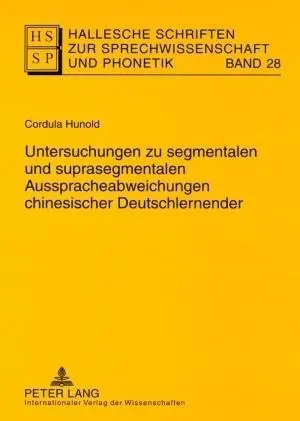 Cover: 9783631580653 | Untersuchungen zu segmentalen und suprasegmentalen...