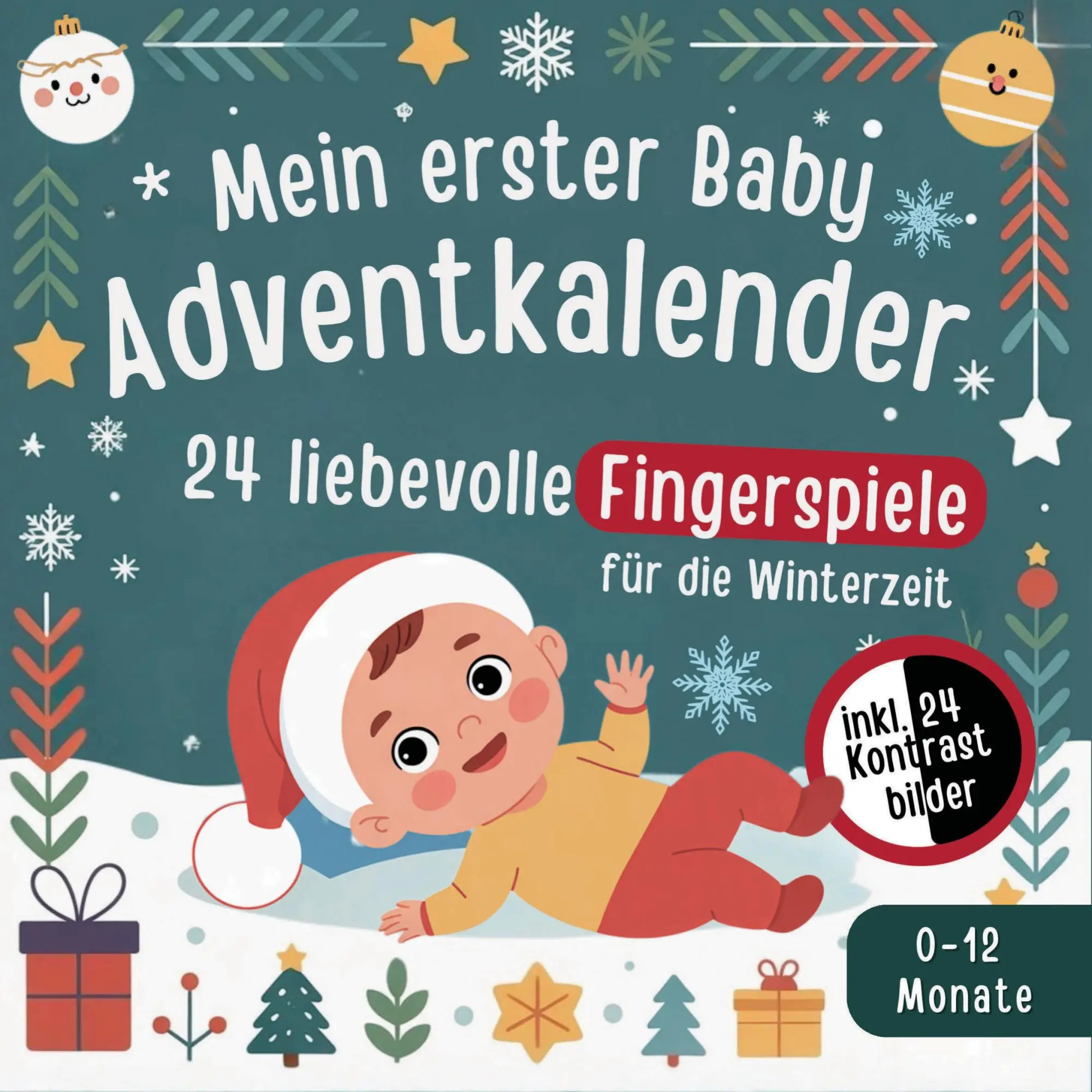 Cover: 9783692730653 | Mein erster Baby Adventskalender: 24 liebevolle Fingerspiele für...