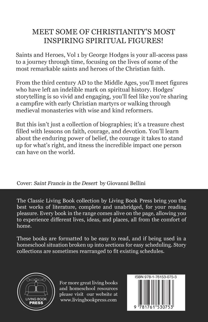 Rückseite: 9781761530753 | Saints and Heroes Vol 1 | George Hodges | Taschenbuch | Englisch