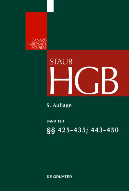 §§ 425 - 435 443 - 450 Gebunden