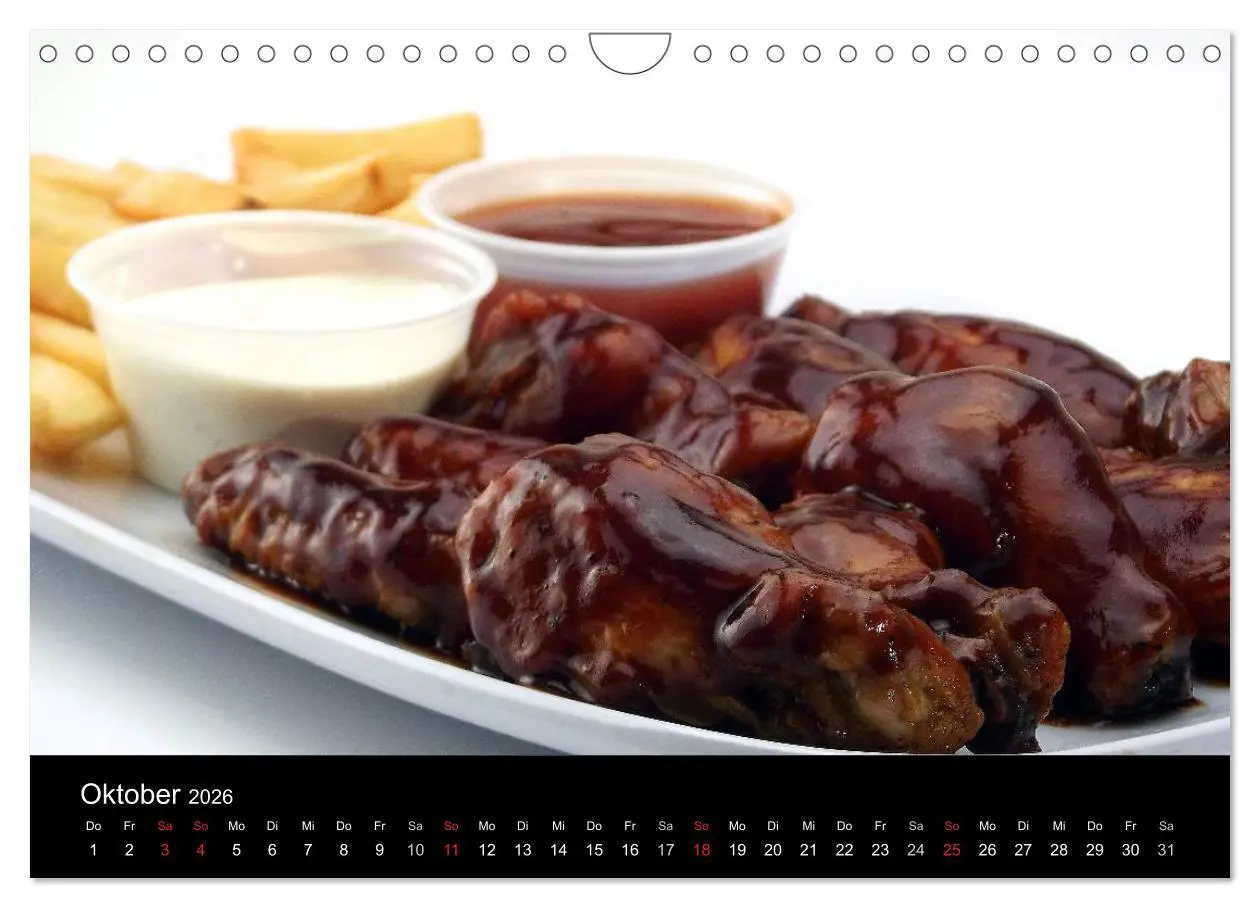 Bild: 9783516110753 | BBQ Lecker Grillen (Wandkalender 2026 DIN A4 quer), CALVENDO...