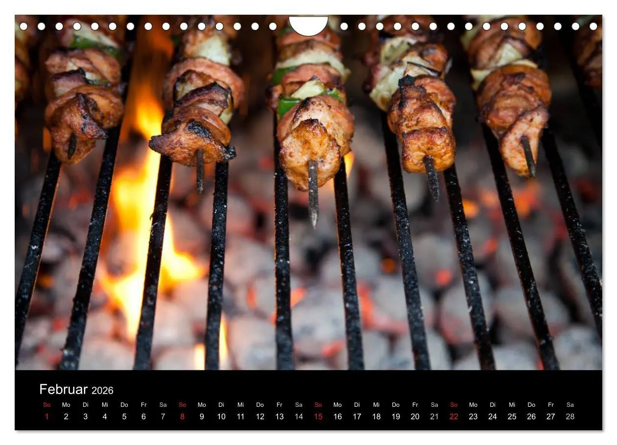 Bild: 9783516110753 | BBQ Lecker Grillen (Wandkalender 2026 DIN A4 quer), CALVENDO...