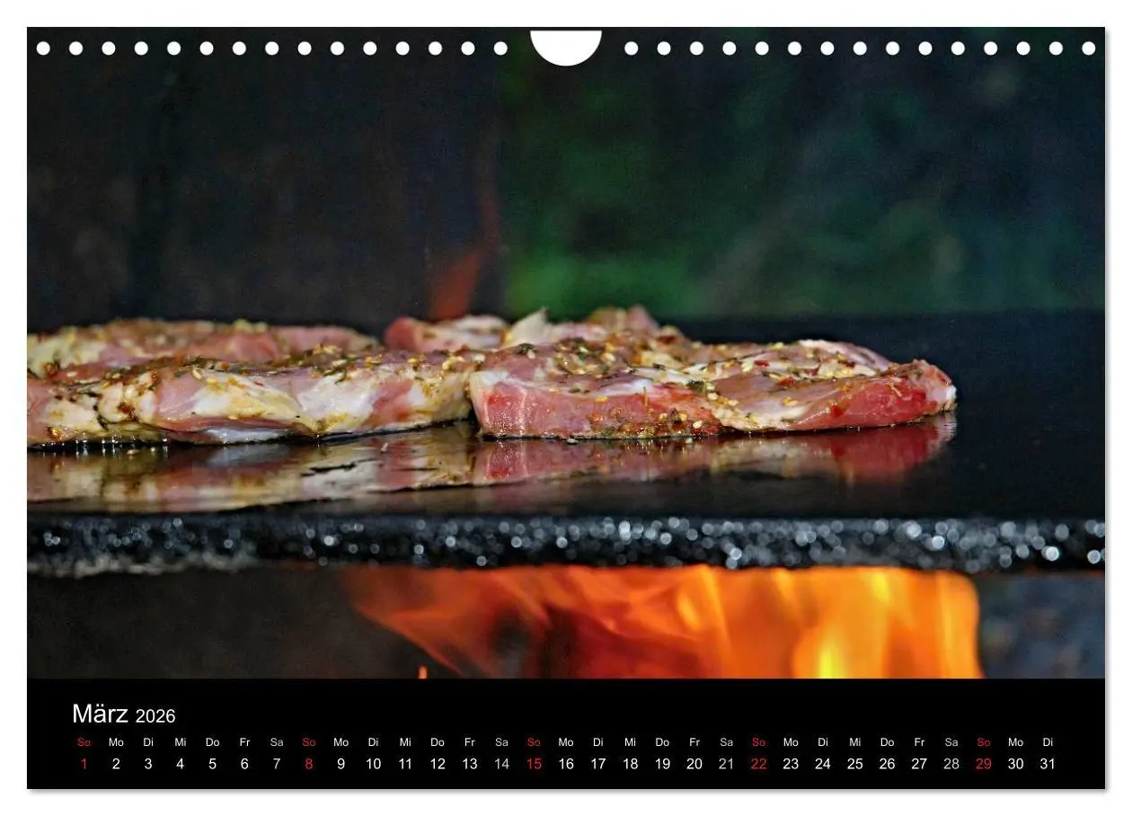 Bild: 9783516110753 | BBQ Lecker Grillen (Wandkalender 2026 DIN A4 quer), CALVENDO...