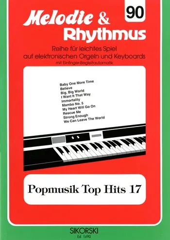 Cover: 9790003030753 | Melodie &amp; Rhythmus, Heft 90: Popmusik Top Hits 17 | Buch