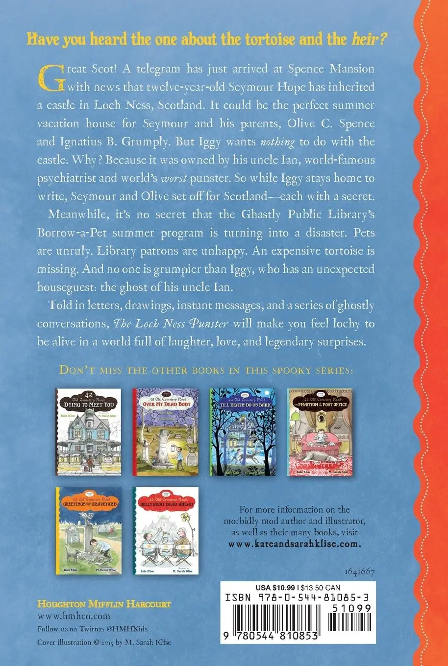Rückseite: 9780544810853 | The Loch Ness Punster | Kate Klise | Taschenbuch | Englisch | 2016
