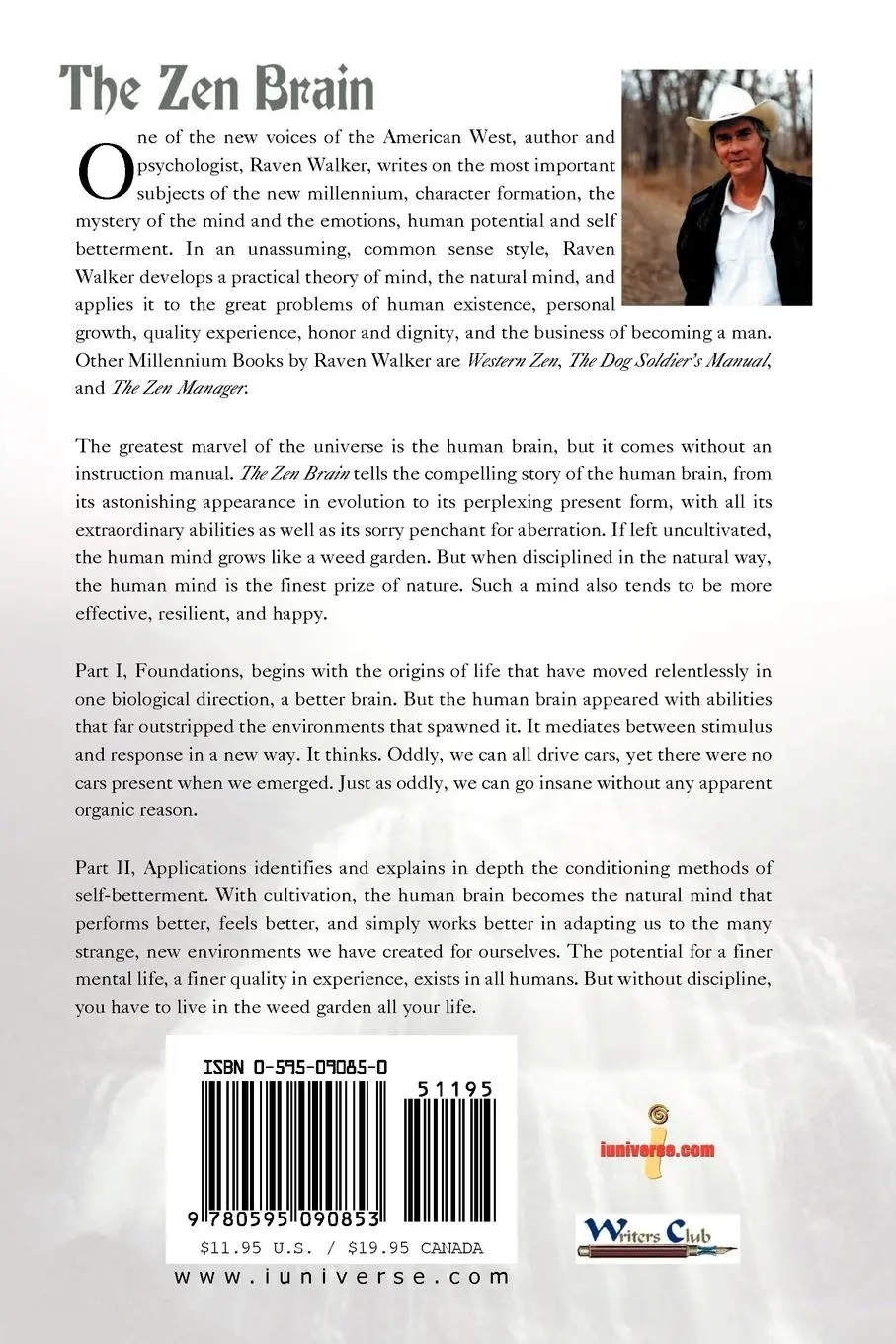 Rückseite: 9780595090853 | The Zen Brain | Raven Walker | Taschenbuch | Kartoniert / Broschiert