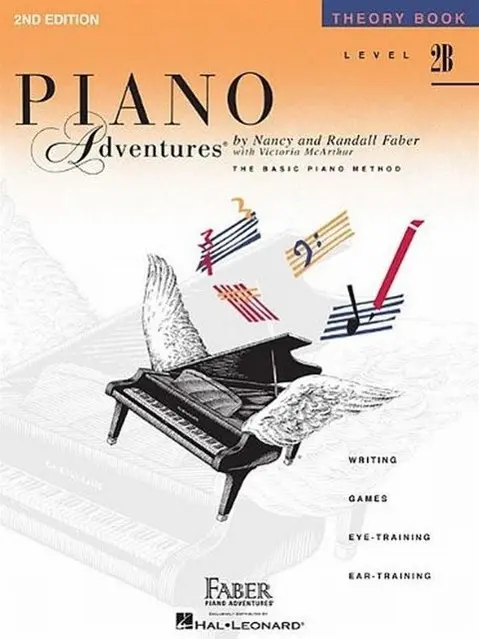 Cover: 9781616770853 | Piano Adventures - Theory Book - Level 2b | Nancy Faber_Randall Faber