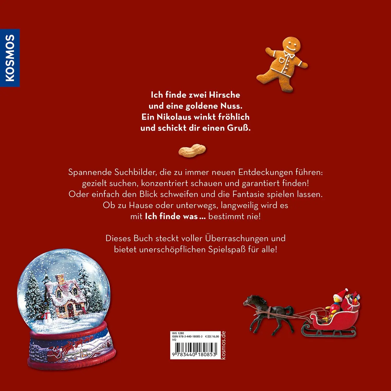 Rückseite: 9783440180853 | Ich finde was, Zur Weihnachtszeit | Walter Wick | Buch | Ich finde was