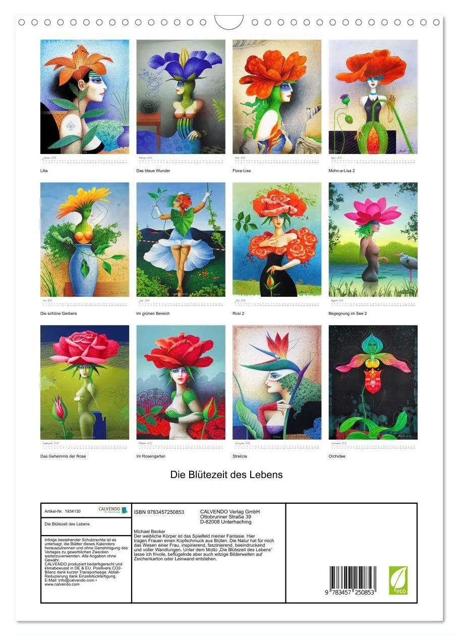 Bild: 9783457250853 | Die Blütezeit des Lebens (Wandkalender 2026 DIN A3 hoch), CALVENDO...