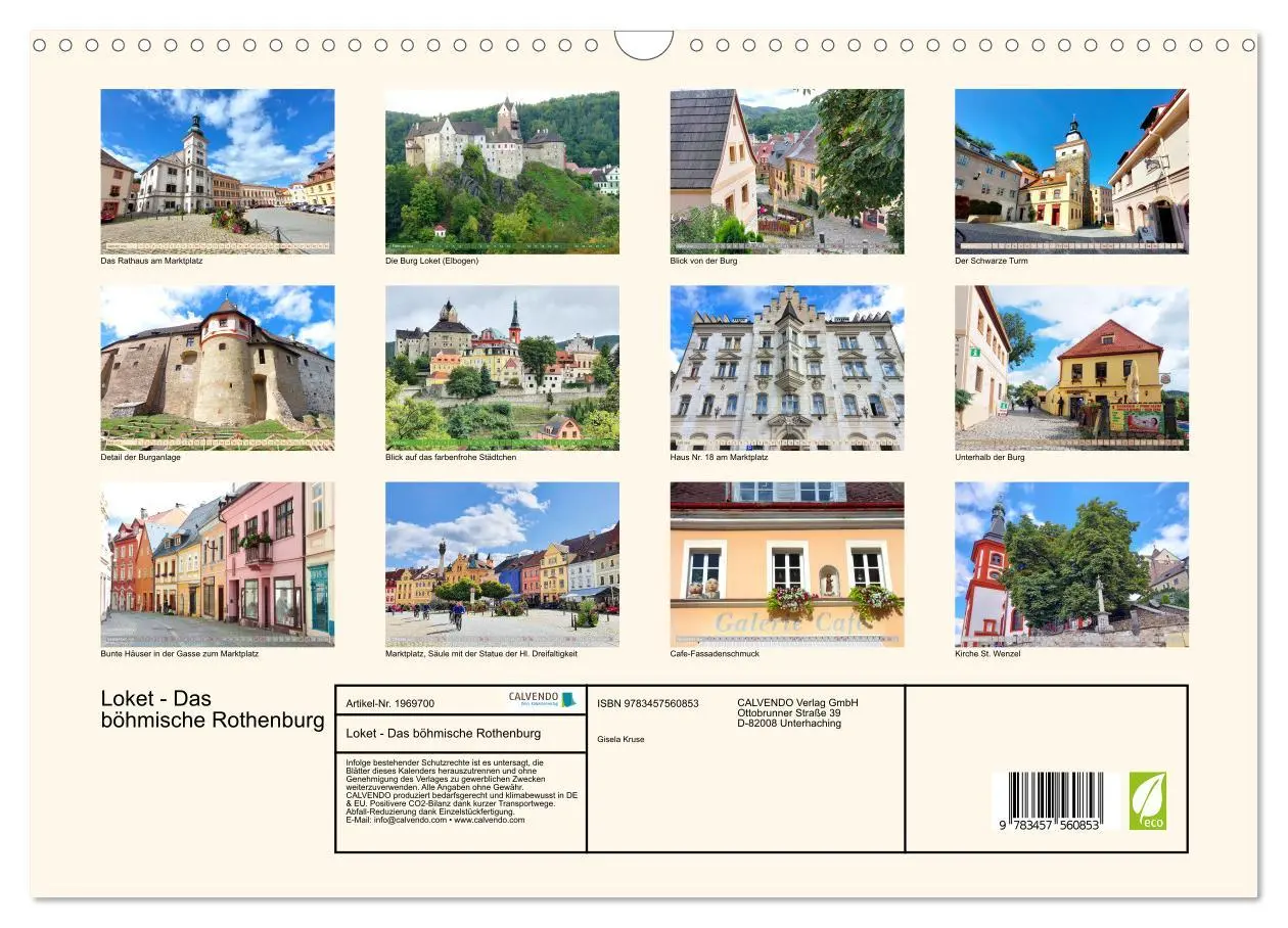 Bild: 9783457560853 | Loket - Das böhmische Rothenburg (Wandkalender 2026 DIN A3 quer),...