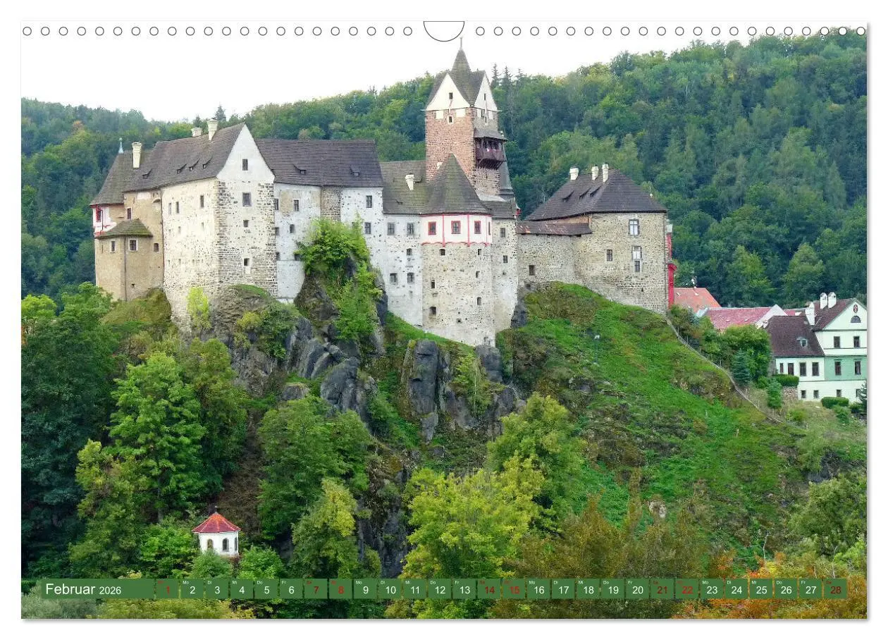 Bild: 9783457560853 | Loket - Das böhmische Rothenburg (Wandkalender 2026 DIN A3 quer),...