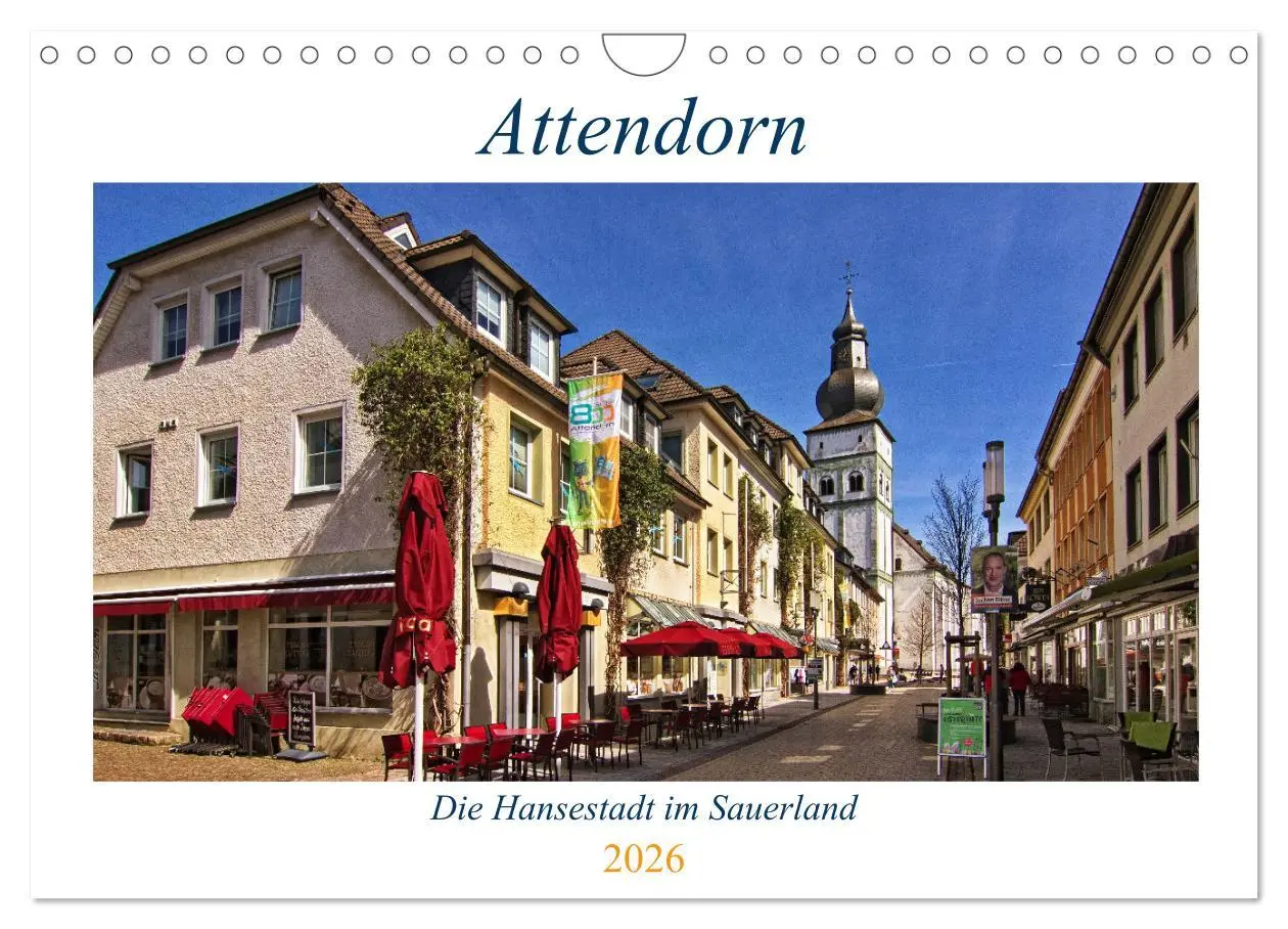 Cover: 9783457630853 | Attendorn, die Hansestadt im Sauerland (Wandkalender 2026 DIN A4...
