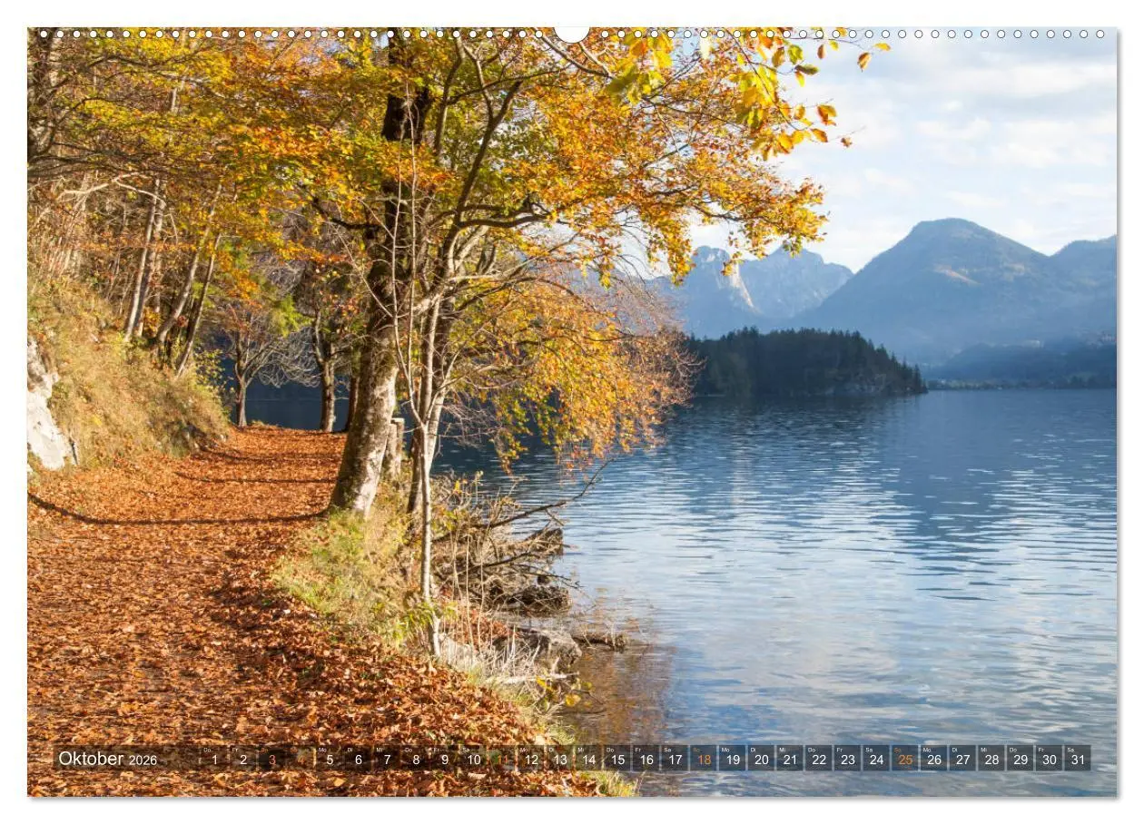 Bild: 9783457870853 | Rund um den Wolfgangsee (Wandkalender 2026 DIN A2 quer), CALVENDO...