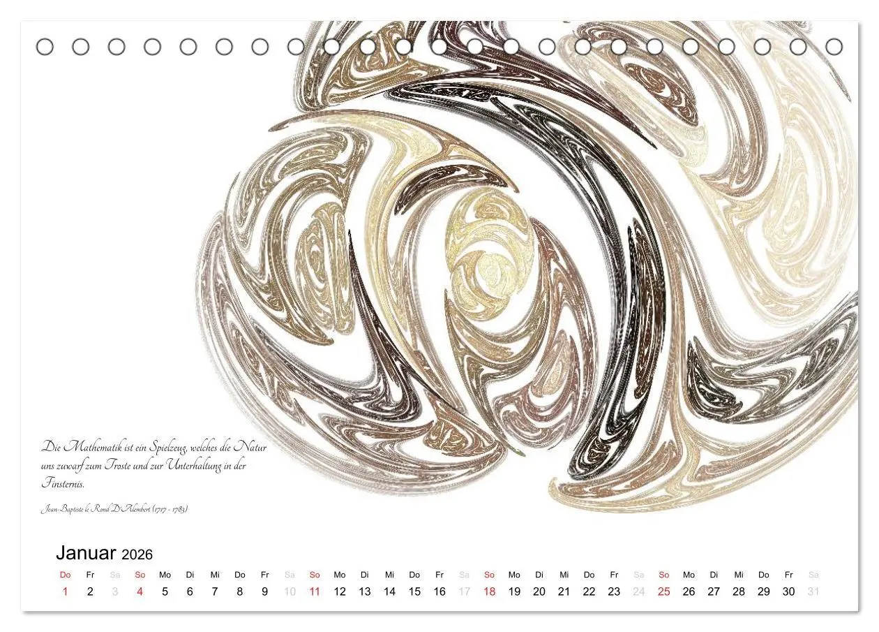 Bild: 9783516030853 | Mathematik - Grafiken und Zitate 2026 (Tischkalender 2026 DIN A5...