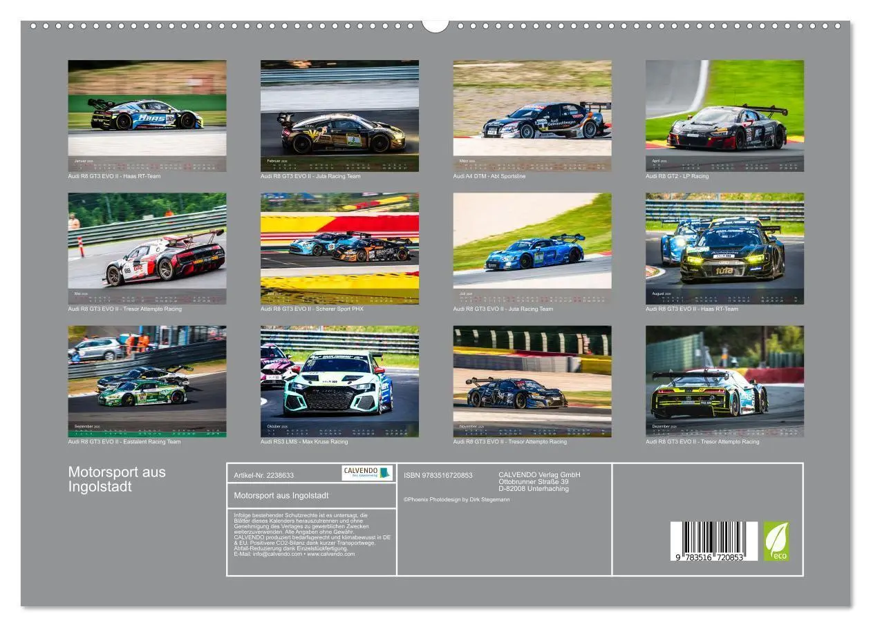 Bild: 9783516720853 | Motorsport aus Ingolstadt (hochwertiger Premium Wandkalender 2026...