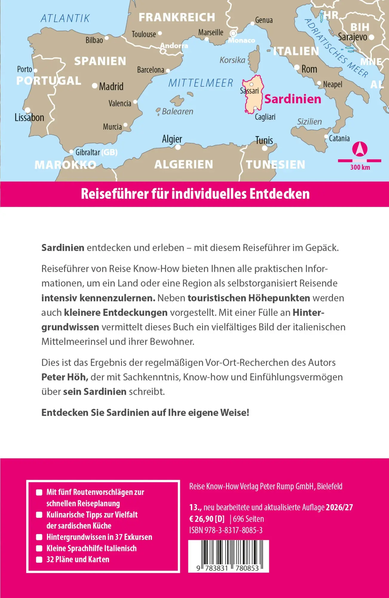 Bild: 9783831780853 | Reise Know-How Reiseführer Sardinien | Peter Höh | Taschenbuch | 2026