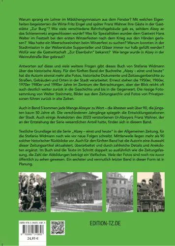 Rückseite: 9783960310853 | Alzey Einst und Heute | Band 5 | Stefanie Widmann | Taschenbuch | 2026