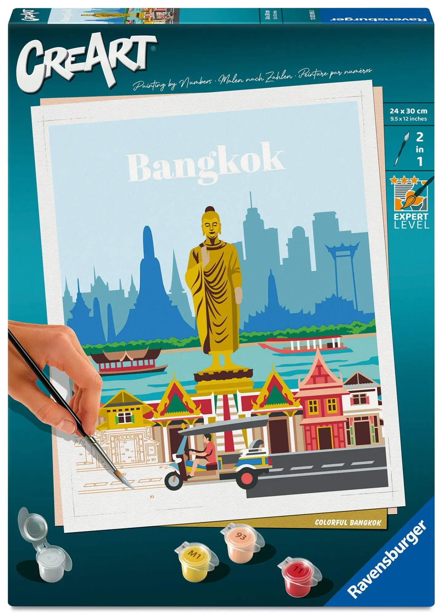 Cover: 4005555230953 | CreArt Adults Trend - Farbenfrohes Bangkok | Spiel | CreArt | Deutsch