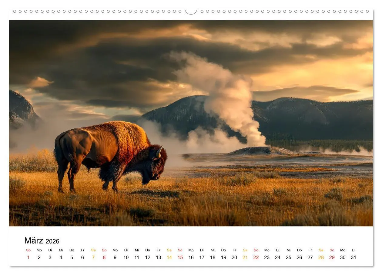 Bild: 9783457310953 | Büffel - Ikonen der Wildnis (hochwertiger Premium Wandkalender 2026...