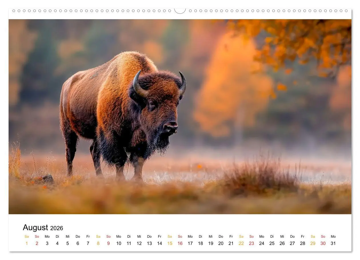 Bild: 9783457310953 | Büffel - Ikonen der Wildnis (hochwertiger Premium Wandkalender 2026...