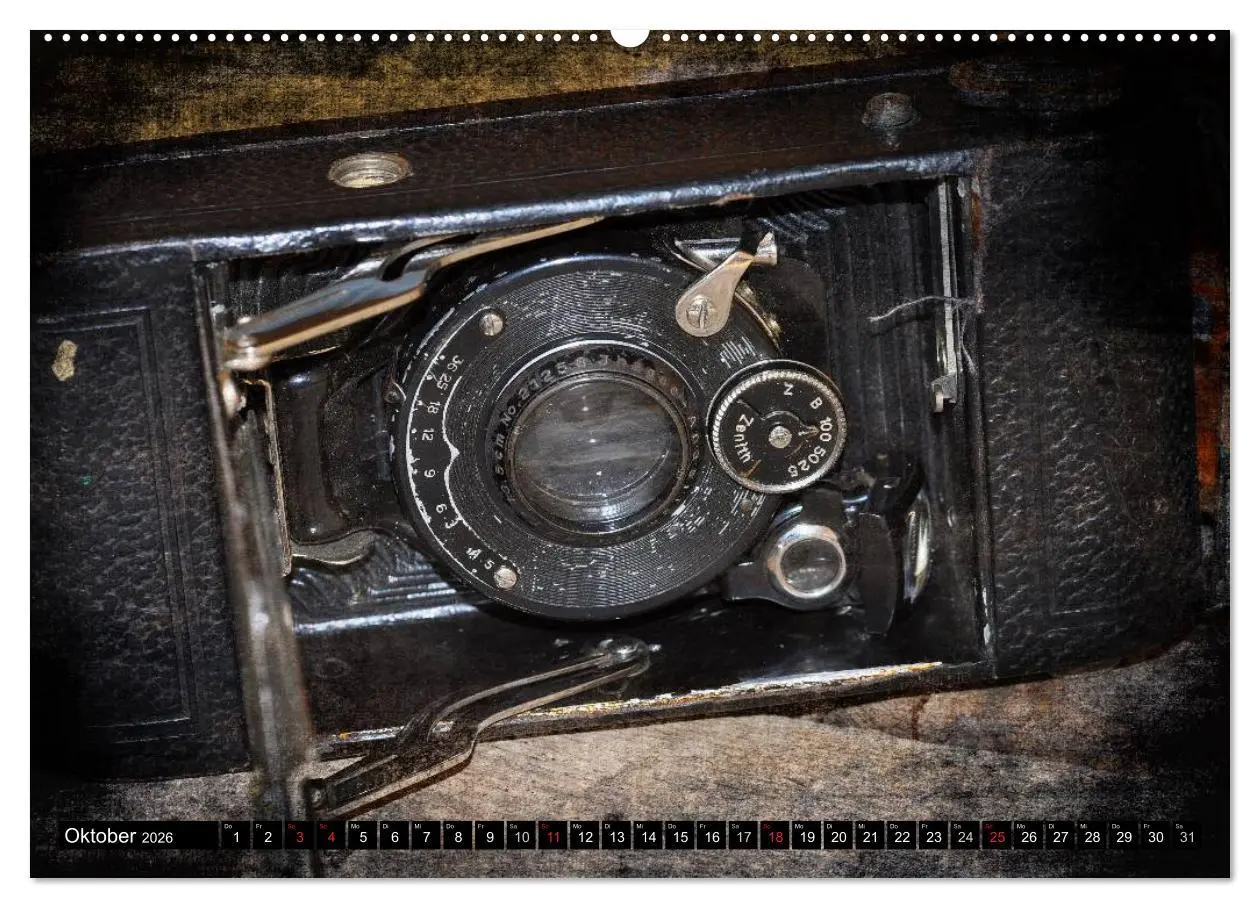 Bild: 9783516020953 | Historische Fotoapparate (hochwertiger Premium Wandkalender 2026...