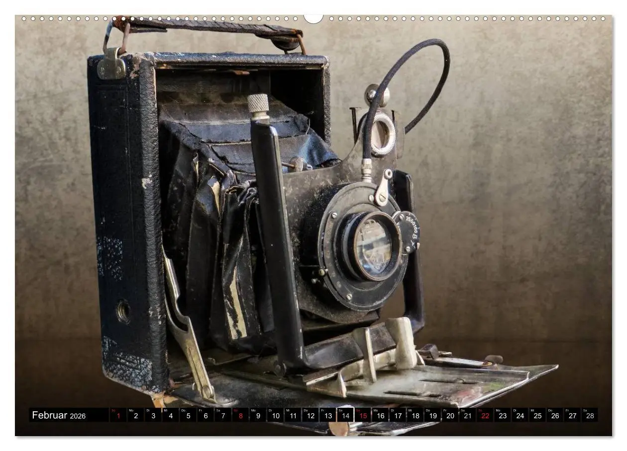 Bild: 9783516020953 | Historische Fotoapparate (hochwertiger Premium Wandkalender 2026...